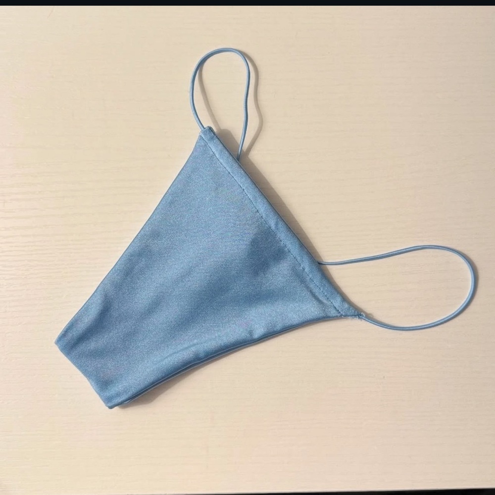 Blue Triangle Bikini Set - Picture 2 of 3